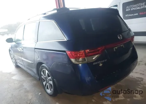 2014 Honda Odyssey Touring/Touring Elite из США, поврежденный, VIN 5FNRL5H95EB084386